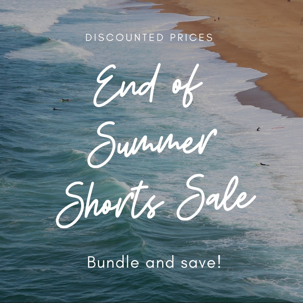 SUPER SUMMER SALE ~ bundle and save on shorts
